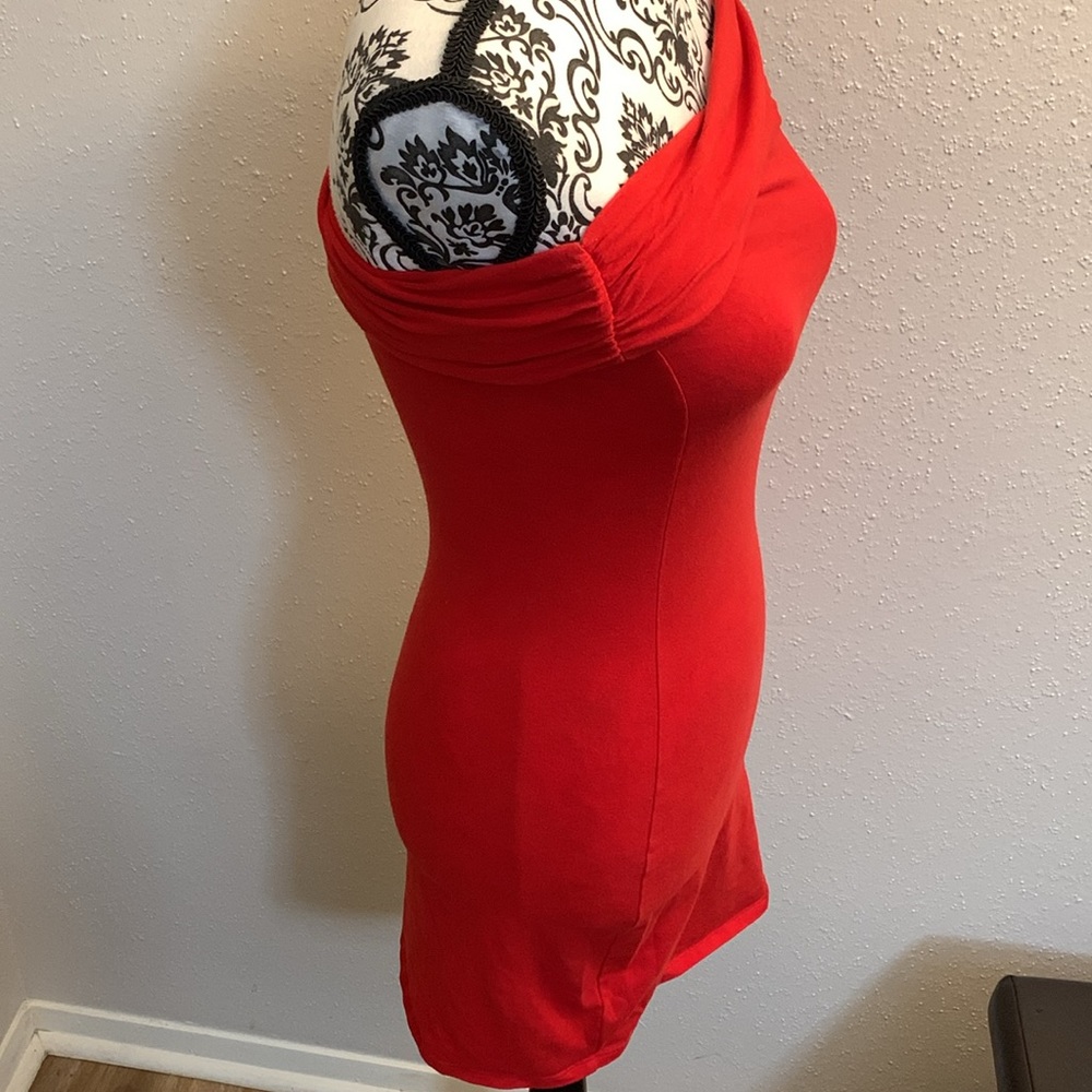 Red Mini Dress - Picture 5 of 8